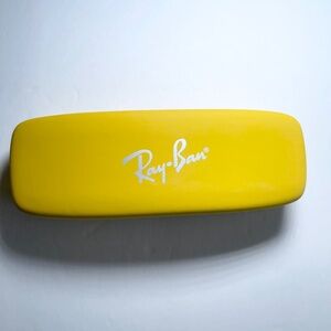 Ray-Ban KINGDA Small Hard Yellow/Red Case NEW